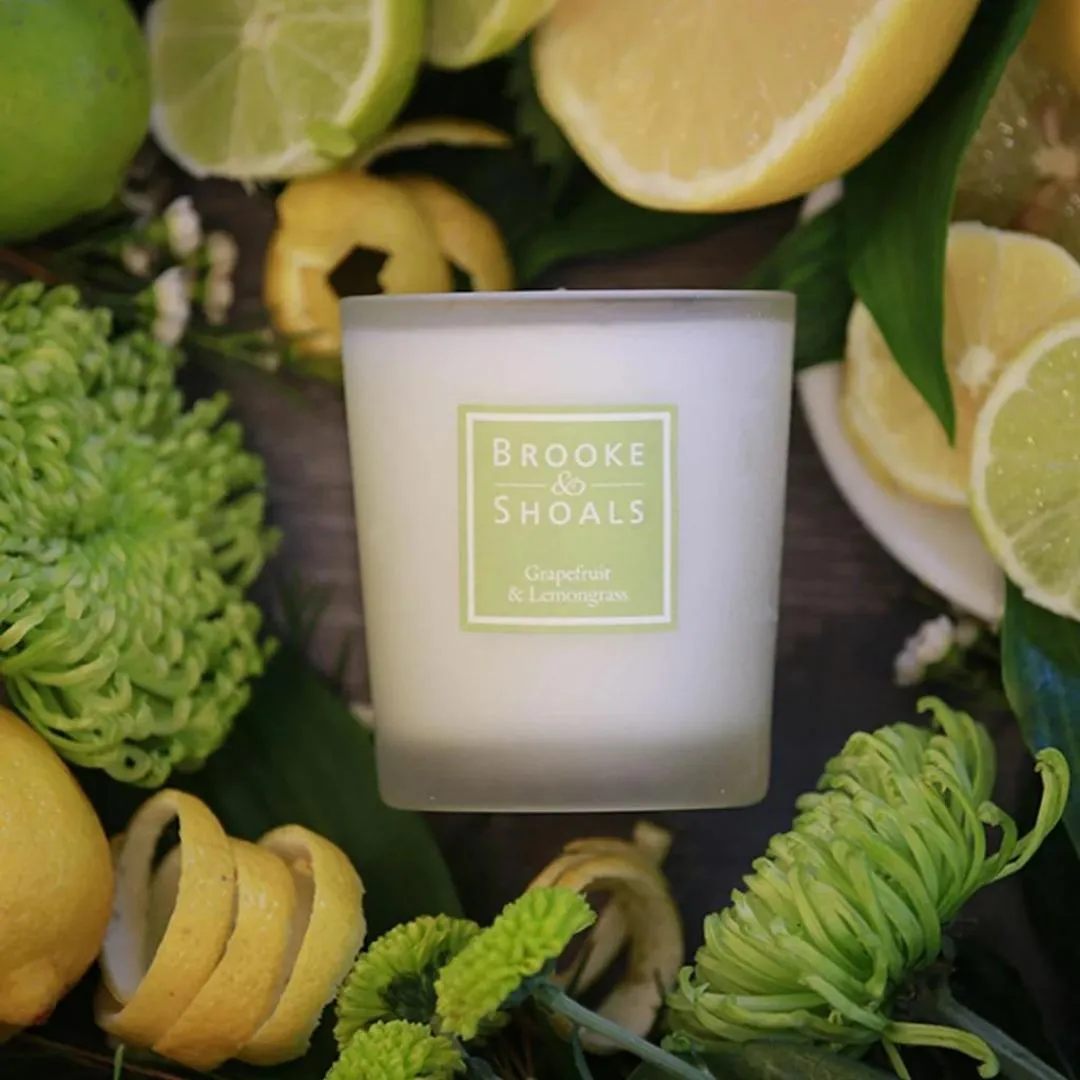 Brooke & Shoals Candle - Grapefruit & Lemongrass