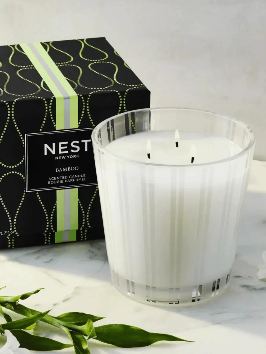 Nest 3-Wick Candle - Bamboo